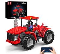 Mould King 17082 Tracteur technique, télécommandé, high-tech, modèle de tracteur, grand chariot élévateur, kit de serrage (1300 pièces)