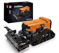 Mould King 17086 Kit de construction de machine de recyclage technique - Modèle de véhicule d'ingénierie motorisé robuste avec application et télécommande, plus de 1650 pièces - Kit MOC mécanique