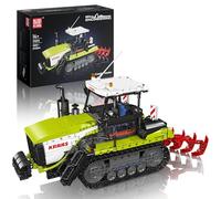 Mould King 17093 Technique télécommandée Tracteur Blocs de serrage Harvester Moissonneuse-batteuse Tracteur Blocs de construction avec moteur Cadeaux pour adultes à partir de 14 ans (1357 pièces)