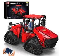 Mould King 18020 Tracteur Technic Télécommandé - Tracteur à Chenilles avec 4 Moteurs, Commande par Application et Système Pneumatique, Jeu de Construction pour Adolescents et Adultes (1698 Pièces)