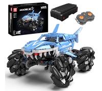Mould King 18032 Technology Megalodon Kit de blocs de construction pour véhicule tout-terrain, véhicule mécanique télécommandé, ensemble de blocs de construction pour véhicule tout-terrain (786