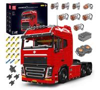 Mould King 19015 Bloc construction technique de voiture MOC-2475 modèle de camion tracteur motorisé Ensembles de jouets en brique