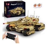 MOULD KING 2001 militaire Mammoth Tank blindé télécommande technologie bloc de construction jouets pour enfants set (3269 PCS)