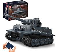 Mould King 20014 MOC Technology Tiger Tank Truck avec Gyroscope électronique et Technologie sonore Transport Tank télécommande, kit de Construction Technique (800 + pièces)