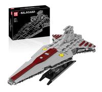 Mould King 21074 MOC Venator Class Republic Attack Cruiser Building Block Toy Model Building Set 1320 Pièces Adultes Non Pliable