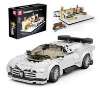 Mould King 24065 Speed Champion Lot de 110 blocs de construction pour voiture de course avec scène de rue modulaire MOC à collectionner (588 pièces)