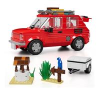Mould King 24074 Blocs De Pince De Voiture 126P avec Accessoires Camping Jouet Modèle Voiture Kit MOC Jeu de Construction Cadeau pour Adultes et Adolescents (393 Pièces)