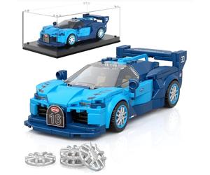 Mould King 27001 Technique Speed Champion - Briques de Construction pour Voiture de Sport - avec vitrine en Acrylique Vision GT - pour Adultes et Enfants (336 pièces)
