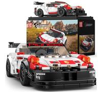Mould King 27010 Technik Speed Champion - Blocs de construction pour voiture de course - Super voiture de sport - Avec vitrine en acrylique - À collectionner - Pour adolescents et adultes (349 pièces)