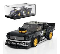 Mould King 27024 Speed Champion Voiture de course Blocs de construction Voiture de sport avec vitrine acrylique Modèles de voitures à collectionner (408 pièces)