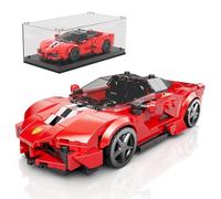 Mould King 27075 Technique Speed Champion Kit de construction pour voiture de sport LA Jouet de construction avec vitrine acrylique Cadeaux pour adultes et adolescents (374 pièces)