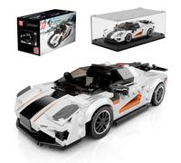 Mould King 27081 Technique Speed Champion Voiture de course Blocs de construction ONE Voiture de sport Jouet de construction avec vitrine acrylique Modèles de voitures à collectionner (394 pièces)