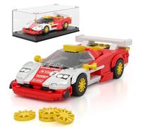 Mould King 27089 Technique Speed Champion Voiture de sport Blocs de construction Voiture de course Jouet de construction avec vitrine acrylique Modèles de voitures à collectionner (385 pièces)