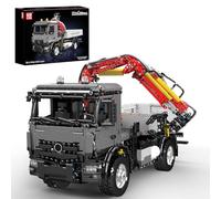 Mould King Camion-Grue Tout-Terrain à Construire - Kit de Blocs de Construction Motorisé avec Télécommande par Application et Grue Pneumatique pour Adolescents (14+) et Adultes (3767+ Pièces)
