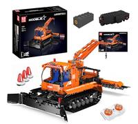 Mould King Kit de blocs de construction de camion technologique 17051, bloc de construction de camion d'ingénierie à distance (1241 pièces), véhicule à technologie robuste avec bloc de serrage moteur,