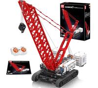 Mould King LR16000 Lot de blocs de construction de grue à chenilles - Plus de 4494 blocs de construction robustes avec télécommande et contrôle par application, grands véhicules d'ingénierie avec