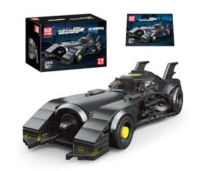 Mould King Model Car 27018 Bat Roadster Blocks, kit de Construction de Pinces de Course Techniques, Roues Noires Collector 407 modèles pour Enfants et Fans