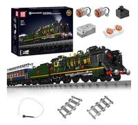 Mould King Orient Express SNCF Type 231 Locomotive à Vapeur télécommande Train de Chemin de Fer français Éclairage Bloc de Construction kit de Blocs d'éclairage LED 3898 pièces