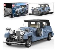 Mould King Speed Champion 27104 - Ensemble de construction de voiture - Modèle de voiture de course MOC avec étui en acrylique, véhicule de collection rétro des années 1930 pour garçons/adolescents