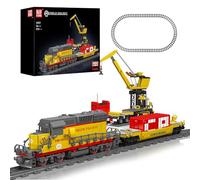 Mould King Technik 12027 Kit de blocs de construction de locomotive diesel télécommandée pour locomotive 1170 pièces