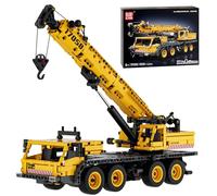 Mould King Technik 17058 Blocs de Construction de Grue Version Statique 1250 Pièces Blocs de Construction de Pince de Camion Grue Cadeau pour Enfants à Partir de 8 Ans (sans Moteur)