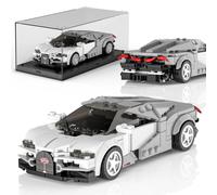 Mould King Technik Speed Champion 27102 Blocs de construction voiture de course Supersport avec vitrine acrylique, modèles de voitures à collectionner pour adolescents et adultes (383 pièces)