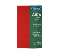Mouldmaster Toile Aida 11 fils Rouge 39 x 45 cm