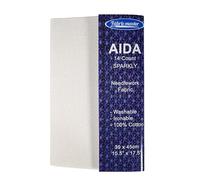 Mouldmaster Toile Aida 14 Fils Scintillante 49 x 45 cm, Brillant, 49x45cm