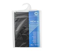 Mouldmaster Toile Aida 14 points, noire, 39 cm x 45 cm
