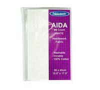 Mouldmaster Toile Aida 25 fils Blanc 39 x 45 cm
