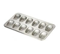 Moule 12 madeleines en fer blanc - Gobel - Plaque à patisserie