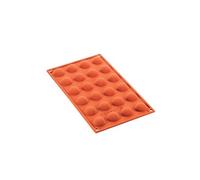 silikomart | SF006 Moule en silicone pour Monoportions SEMISFERA, anti-adhérent, 24 cavités, Lot de 1 Moule à gâteau, ø 30 h 15 mm, Made in Italy