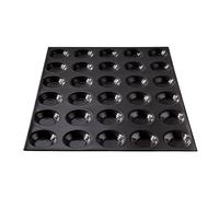 FLEXIPAN Moule 30 Mini Tartelettes - Pour des Portions Individuelles Parfaites - Dessert, Amuse-Bouche, Tarte, Mini Quiche - Accessoire Four Patisserie, Cuisine - Noel, Repas Famille
