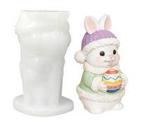 Moule 3D Bunny Résine Figurine réutilisable à démoulage facile