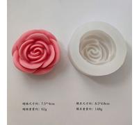 Moule 3d En Forme De Rose De Regina Pour Aromathérapie,Décoration De Gâteau,Bougie Parfumée,Pâtisserie Artisanale - Type 8.5x4.8cm