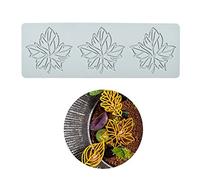 Moule 3D Feuille d'érable tapis dentelle pour fondant, dentelle, fleurs, bonbons, chocolat, sucre, artisanat, décoration de gâteau
