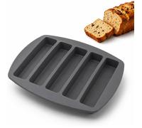 Moule 5 Cake Long Multi Mini Apéritif Apero Compatible Cake Factory Infinity Xxl En Silicone Platinum Petit Patisserie Brioche
