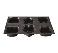 Flexipan Moule Animaux - 6 Formes Gateau, Sablé, Moelleux Chocolat, Entremet - Accessoire Créatif Patisserie Enfant - Démoulage Facile, Qualité Professionnelle - Decoration Silicone Résistant