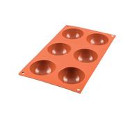 SF 002 HALF SPHERES - MOULE SILICONE D7/H3.5CM - Silikomart - Orange - Silicone