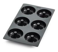 Moule 6 donuts noir - Lekue - Noir - Silicone Noir G