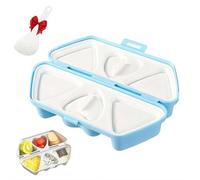 Moule 6 en 1, ensemble de moules de 15,2 cm, rend rapidement 6 sushis faciles à ranger, à transporter et à nettoyer, design pliable et fond antiadhésif, pour algues, riz, boules, sushis, musub