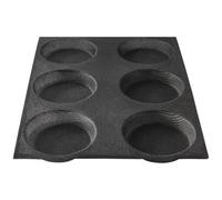 Moule 6 pains individuels ronds - FLEXIPAN - Air - 37.5x27cm
