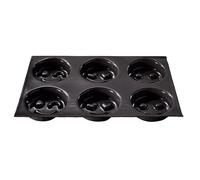 Moule 6 Smileys en silicone Flexipan