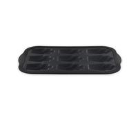 Zenker 685538 Moule à madeleines en fibre de verre, moule pour 9 madeleines, moule à madeleines, Silicone fibre de verre, Nylon, Gris, 28 x 18 x 2 cm