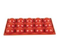 Moule à 15 demies sphères en silicone pavoni G