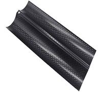 Moule à 2 fentes Plaque de cuisson Antiadhésive Plaque de cuisson en acier inoxydable (732)