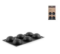 Moule À 6 Gâteaux En Silicone Gris 7 Cm H&H
