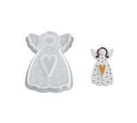 Moule À Ailes Réutilisable En Silicone Pour Fille Artisanat Flexible Pour La Fabrication De Bijoux Résine Pendentif Breloque Outil De Création Artisanat Résine Époxy