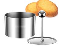 Moule À Anneau À Gâteau Rond - Cercle Inox, Forme Cuisson | Anneau Pâtisserie Réglable Pour Desserts Froids, Gâteaux Mousses, Entremets, Préparation Sucrée Maison Facile