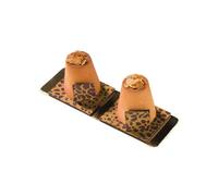 Moule à Babas darioles en silicone x 8 Silikomart